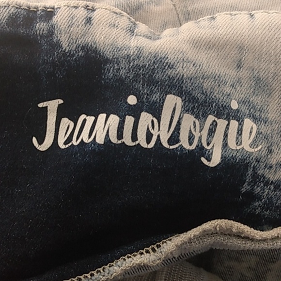 Jeaniologie Jean Skirt Size XXL Blue Stonewash - Picture 6 of 11